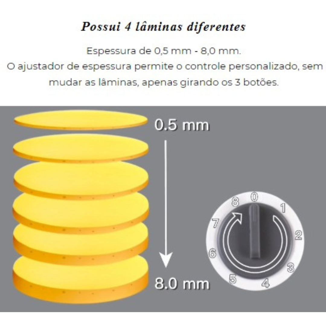 Cortador de Legumes Multifuncional 5 em 1 ARC3052